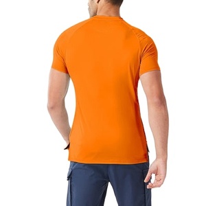 Camisetas de Gimnasio Personalizadas 2025 de Color Sólido para Hombre, Talla Grande, Secado Rápido, Transpirables, Deportivas, de Manga Corta para Hombre - Product Image 5