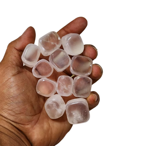 Piedra de Selenita Pulida al por Mayor, Gemas de Ágata Pulidas al por Mayor, Cristales de Ágata Naturales, Compre en Amayra Crystals Exports India - Product Image 1