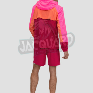 Premium Quality Custom Men Two Piece <b>Short</b> Set Streetwear Mens 3m Reflective Windbreaker <b>Jacket</b> Tracksuit for Men Summer Set - Product Image 3