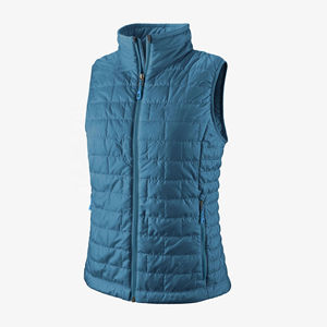 Gilet matelassé épais personnalisé en coton avec fermeture éclair pour femme – Veste décontractée d'hiver et gilet d'équitation tendance - Product Image 6