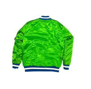 แจ็กเก็ตเบสบอลผ้าซาตินมหาวิทยาลัยมหาวิทยาลัยแจ็กเก็ตเบสบอลระบายอากาศได้ดีไซส์ใหญ่พิเศษสำหรับฤดูหนาว - Product Image 2