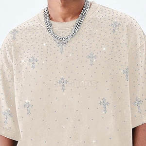 Camiseta de Compresión para Hombre de Secado Rápido con Diseño Moderno, Camisetas de Alta Calidad con Pedrería para Hombre - Product Image 2