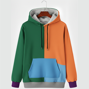 Sweat à capuche brodé 100% coton, style streetwear, pour un style de vie urbain moderne, vêtements décontractés d'hiver, fabriqué au Pakistan, haute qualité - Product Image 1