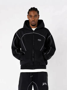 Ensemble de survêtement unisexe Hip Hop Y2K Streetwear, imprimé camouflage, avec sweat à capuche à cordon de serrage doublé polaire et pantalon de survêtement 100% coton - Product Image 1