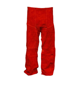 Pantalones de Trabajo de Cuero Vacuno de Doble Capa, Pantalones de Soldadura con Aislamiento Térmico - Product Image 4