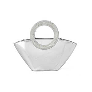 AB Silver Fancy Sac de soirée P24324 Sac à main élégant pour occasions spéciales - Product Image 1