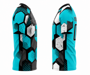 ชุดเสื้อฟุตบอลระบายอากาศได้ดีดีไซน์ใหม่สำหรับทีมโลโก้ด้านหน้า - Product Image 2