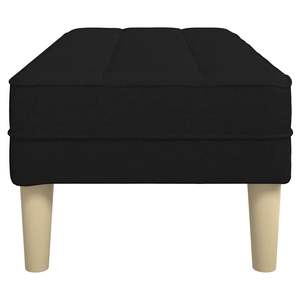 Banco de tela negro con cojín 44.49 X 22.44 X 15.35 pulgadas, Taburetes y Otomanas - Product Image 5