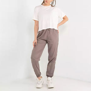 Pantalones Deportivos de Lona para Mujer, Hechos a Medida, de Alta Calidad, con Etiqueta Privada, Cintura Elástica, Impermeables, para Invierno - Product Image 6