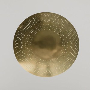 Plafonnier rond en laiton contemporain, décoration intérieure moderne, luminaire pour salon - Product Image 3