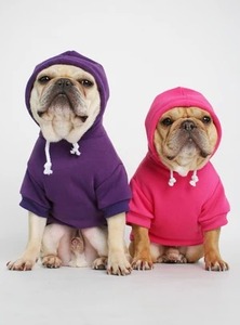 Cute Gray Cotton Knit Eco-Friendly Plaid Pattern <b>Dog</b> Hoodie Comfortable All Seasons Pet <b>Clothes</b> Leisure Style Machine Wash - Product Image 4