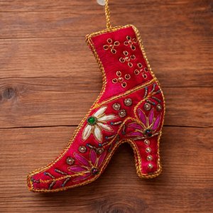 Adornos Navideños de Alta Calidad Estilo Moderno Jaunty Golden Zari, Venta al por Mayor de Decoraciones Navideñas Económicas - Product Image 5
