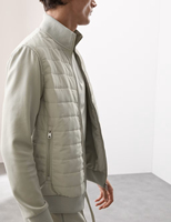 Blouson Bomber Décontracté Léger en Polyester Imperméable et Respirant pour Homme, Col Montant, Style Urbain, Hiver, avec Logo Avant, OEM ODM