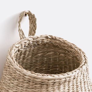 <b>Wall</b>-mounted seagrass <b>basket</b> Handmade <b>Storage</b> <b>Basket</b> Wholesale eco-friendly Made Viet Nam - Product Image 3