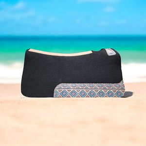 Tapis de selle western profilé haut de gamme avec motif tribal, base robuste et absorption des chocs pour l'équitation - Product Image 4