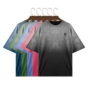 Camiseta con efecto desgastado por el sol, hecha a medida, 2026, producto de verano, camiseta con efecto desgastado por el sol a precio económico, camiseta con efecto desgastado por el sol para venta en línea - Product Image 1