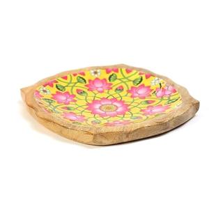Sous-verres en résine et bois, faits à la main, motif artisanal pour une décoration élégante de la table, accessoires FAIZA CRAFT FC-758 - Product Image 3