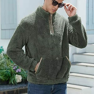 Sudadera Extra Grande de Algodón Personalizada para Hombre, Diseño Bordado Desgastado, Sudadera con Cierre, Ropa Urbana Premium - Product Image 4