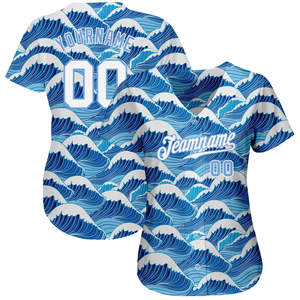 Exclusiva Camiseta de Béisbol con el Mejor Diseño, Cierre de Botones, Transpirable, Ropa Deportiva Personalizada con Logotipo, Nombre y Número del Equipo - Product Image 2