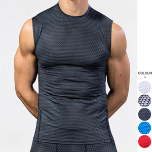 Camiseta Deportiva de Gimnasio para Hombre con Logotipo Personalizado, Impresión 3D, Chaleco de Fitness para Correr, Chaleco Elástico Ajustado de Secado Rápido - Product Image 2
