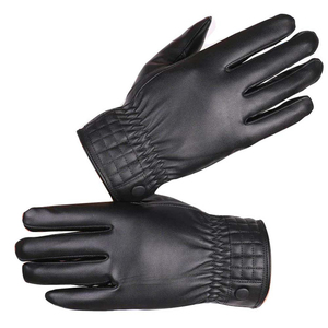 Gants de ski d'hiver en cuir véritable personnalisables avec votre propre logo, respirants, thermiques, pour les sports de plein air - Product Image 1