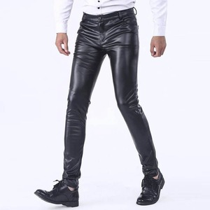 Pantalon en cuir pour homme, dernier design, toile respirante, imperméable, style vintage, service OEM disponible - Product Image 3
