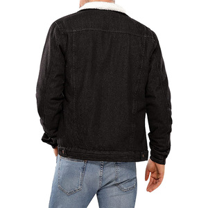 <b>Men's</b> Regular Lining Denim Jacket Coat Casual <b>Sherpa</b> <b>Men</b> Denim Jacket - Product Image 6