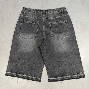 Pantalones Cortos de Mezclilla Rectos Vintage Personalizados para Hombre, Casuales de Verano, de Tiro Medio, Transpirables, de Secado Rápido, 100% Personalizables con Logotipo y Color Disponible para Hombre - Product Image 4