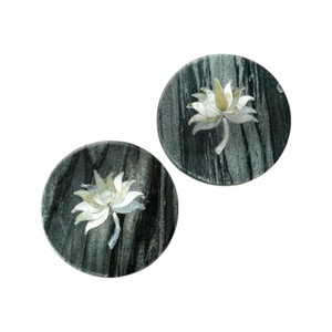 Elegant Shell Inlay <b>Drink</b> <b>Coasters</b> for Home Decor - Product Image 2