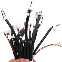 Faisceau de câbles personnalisé Molex JST Fiche femelle 1.0/1.25mm PVC/PTFE & Nylon/PBT/Caoutchouc isolé 15cm Application électronique
