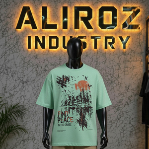 T-shirts amples en coton pour hommes 2026 – Nouveauté très prisée, coupe oversize, épaules tombantes, manches courtes, respirants - Product Image 3