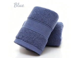 Serviettes de bain rectangulaires en coton jacquard 100 % coton, couleur unie, teintes unies, douces pour la peau, pour usage domestique - Product Image 4