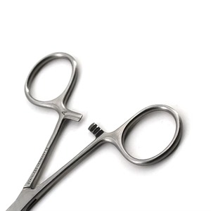 Pinzas para toallas Backhaus manuales de acero inoxidable quirúrgico de precisión, 130 mm, 17-251-130, instrumento con certificación CE, clase ISO13485 - Product Image 6