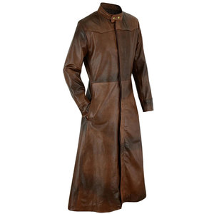 Abrigo Largo de Cuero PU para Hombre, Estilo Gótico, Color Negro, Duradero, Calidad Premium, 2026 - Product Image 5