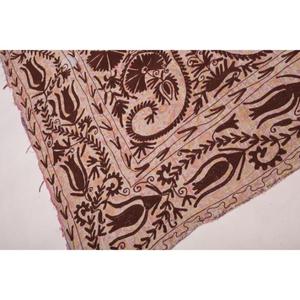 Bohemian Kantha Suzani Embroidered <b>Quilt</b> Handmade Vintage Cotton Floral Indian Bedspread <b>Throw</b> Blanket Eco-Friendly Washable - Product Image 3