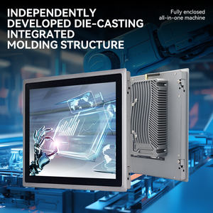 كمبيوتر لوحي صناعي بنوافذ andrid 15 17 19 بوصة لوحة لمس LCD مثبت على الحائط متوفر - Product Image 3