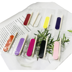 Double-Sided Emery <b>Nail</b> File 180 Grit Reusable Sandpaper <b>Nail</b> Care Tool 25PCS Straight Pattern - Product Image 6