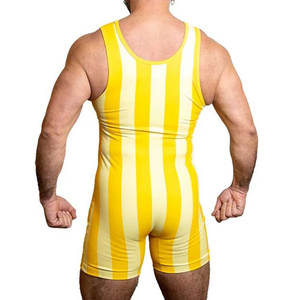 Venta al por mayor de fábrica: Singlet de lucha transpirable con diseño personalizado, colores y tallas a medida, servicio OEM para gimnasio, levantamiento de pesas y powerlifting. - Product Image 3