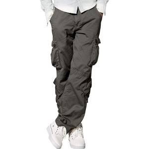 Pantalon cargo ample pour homme, coupe décontractée, durable, confortable, multi-poches, pour le travail et les loisirs, pour les activités de plein air, la randonnée - Product Image 1