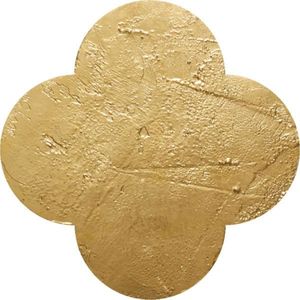 Handcrafted Brass Finished Metal Coaster Set Modern Minimalist <b>Table</b> <b>Protector</b> for Coffee <b>Table</b> Barware Restaurant Supplies Mat - Product Image 4