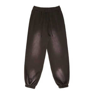 Pantalon de jogging ample pour homme, style streetwear, délavé à l'acide et effet soleil, coupe évasée, vente en gros sur mesure - Product Image 3