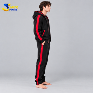 Ensemble de survêtement double couche pour homme de qualité supérieure, conçu avec des matériaux durables, offre un ajustement confortable et une sensation de chaleur. - Product Image 5
