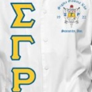 Veste en nylon doublée Sigma Gamma Rho, coupe-vent personnalisé pour sororité grecque, léger, zippé, vêtement de sport, streetwear décontracté, vente en gros - Product Image 3