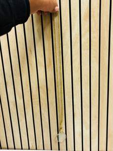 Lupa de bolsillo de latón macizo 5X con cadena de latón |   Lupa colgante de cristal óptico - Product Image 4