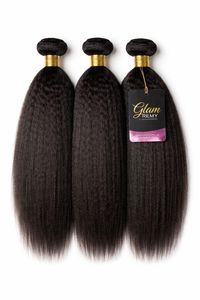 Extensions de cheveux texturés lisses et crépus, finition volumineuse, sans nœuds, lot de vente en gros, naturel, léger, écologique, en vrac - Product Image 2