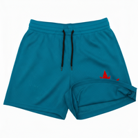 Shorts de sport décontractés pour hommes de marque américaine tendance, écologiques, respirants, coupe-vent, couleur unie, séchage rapide, 100 % coton, taille haute