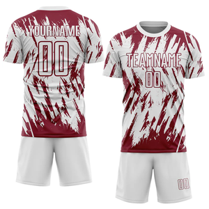 Maillot de football d'équipe personnalisé en gros, dernière conception, imprimé par sublimation, manches courtes, respirant, été, 100 % polyester, séchage rapide - Product Image 6