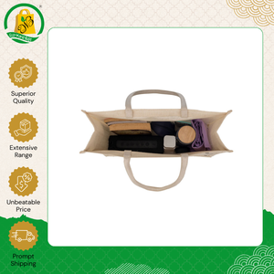 Venta Exclusiva de Bolsas de Compras Ecológicas Promocionales 100% Yute, Bonitas y Modernas, con Impresión Libre de Azo y Bolsillo Frontal - Product Image 4
