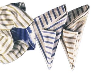 Serviette de cuisine en coton tissé 100% brodée motif golf, bleu ciel, 42x32cm, OEM ODM, logo personnalisé, vente en gros, fabricant - Product Image 1