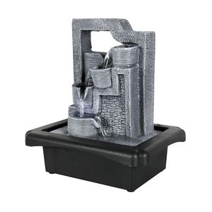 10.6inches <b>Tabletop</b> Water Fountain with Led Light - Product Image 5